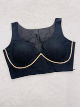 Black viscose Georgette Blouse