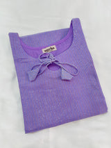 Kurti A Dash Of Purple