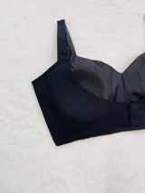 Black viscose Georgette Blouse