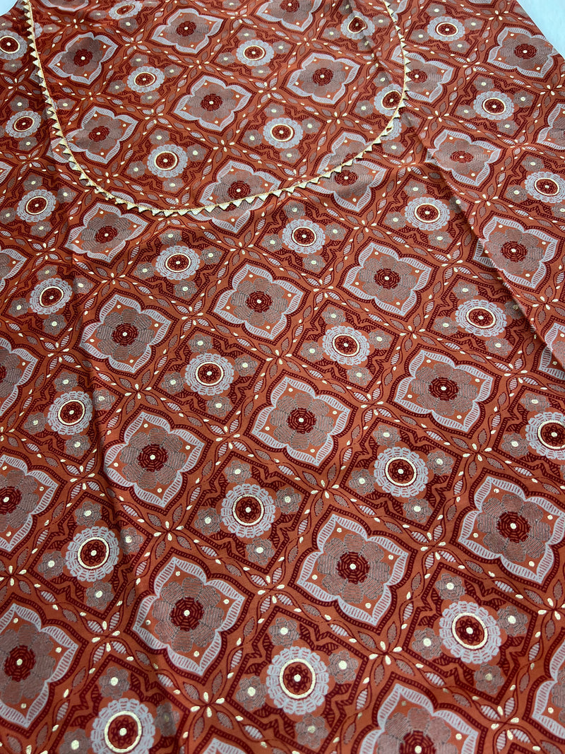 Chavi rayon straight Kurti