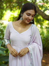 Seerat gotta work anarkali set
