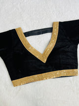 Black Velvet Blouse